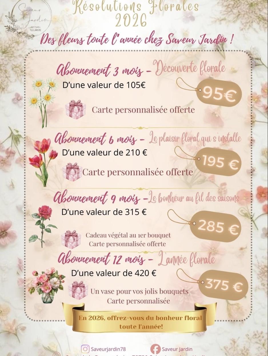 Abonnement Florale 🌸