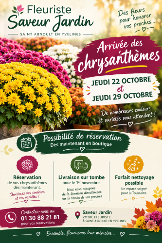 🌼🍂 LA TOUSSAINT APPROCHE CHEZ SAVEUR JARDIN ! 🍂🌼